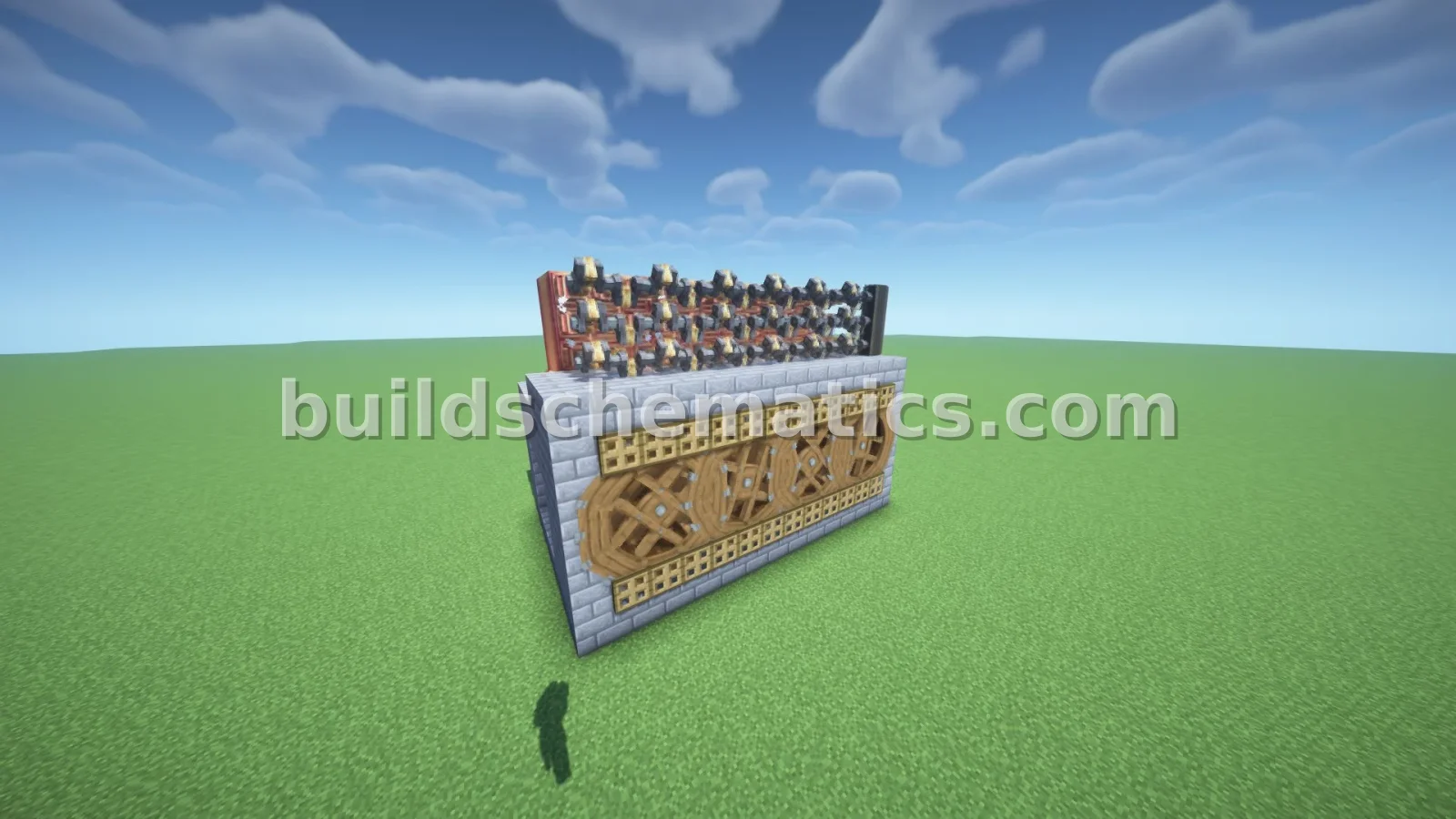 Compact Stone Brick Steam Engine — view 3