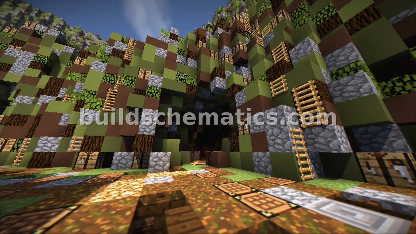 PVP Arena With Tunnels — view 3