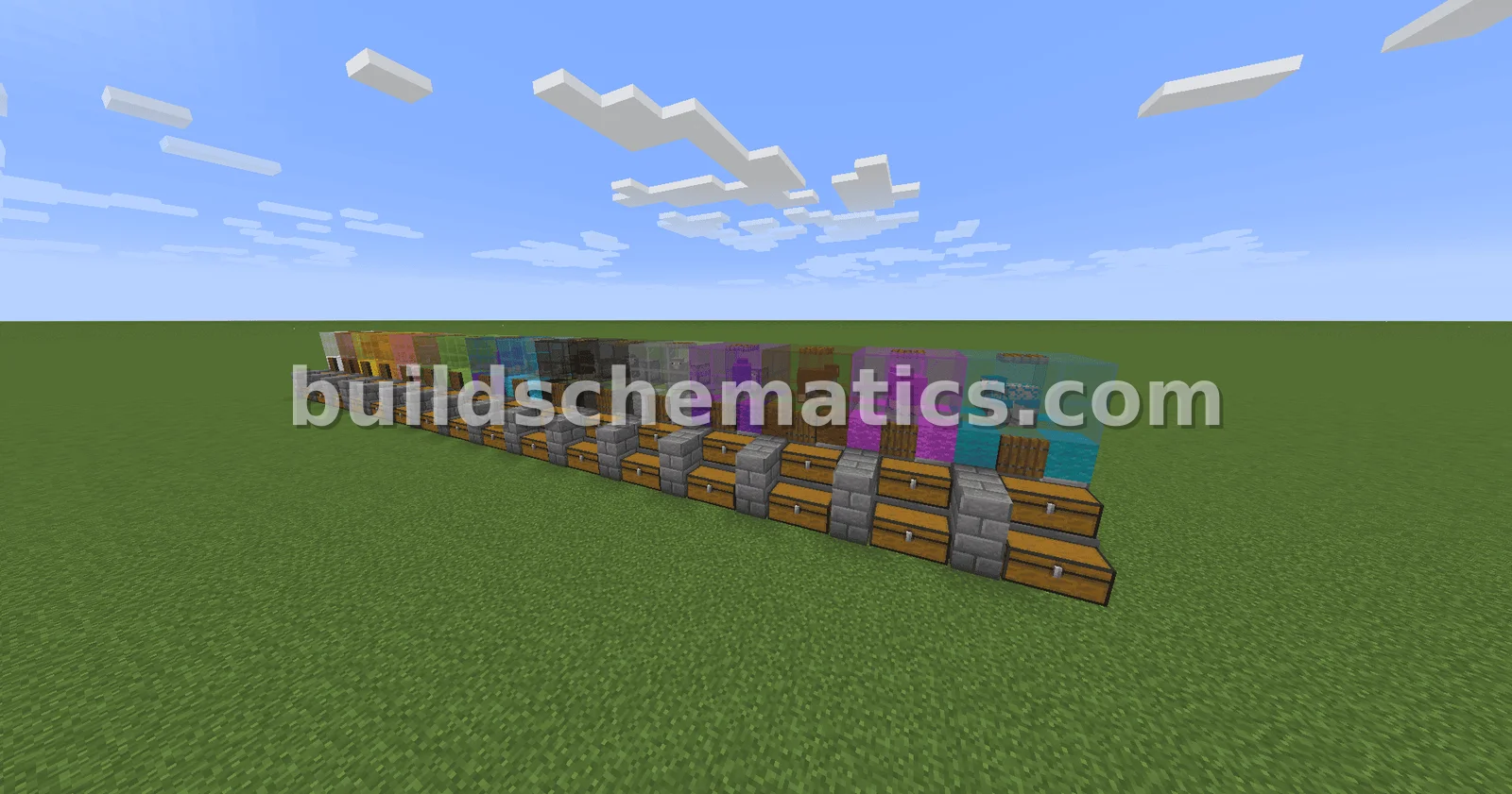 Minecraft Wool Farm — view 2