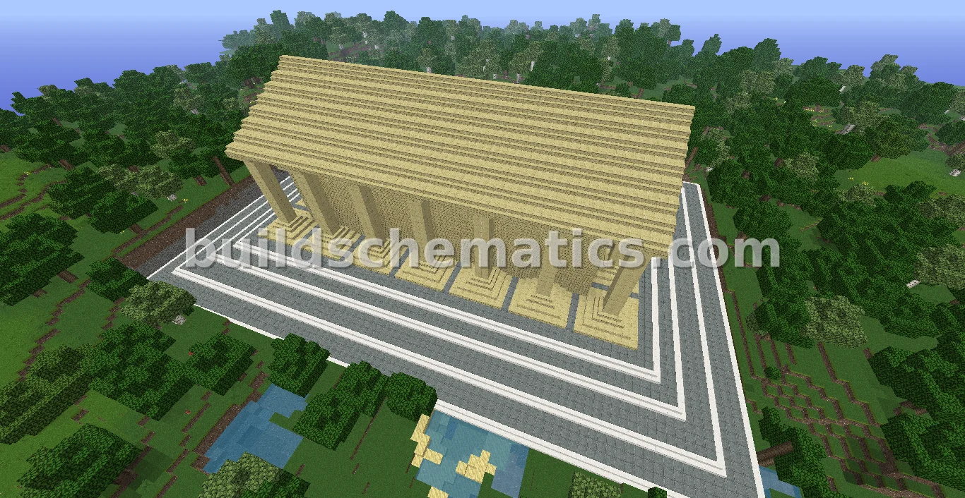Ancient Greek Temple Structure — view 3
