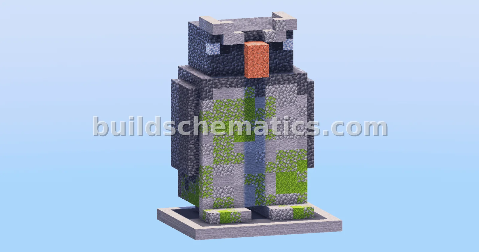 Stone Penguin Statue Build