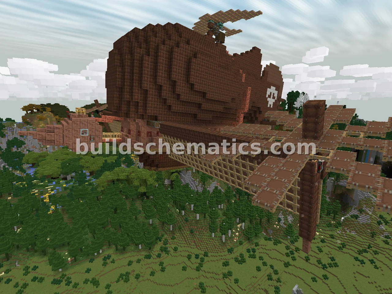 Tiger Moth Airship from Castle in the Sky
