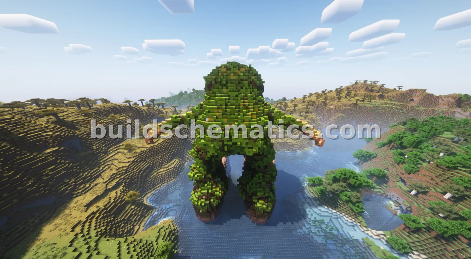 Brr Brr Patapim Statue Minecraft Build — view 4