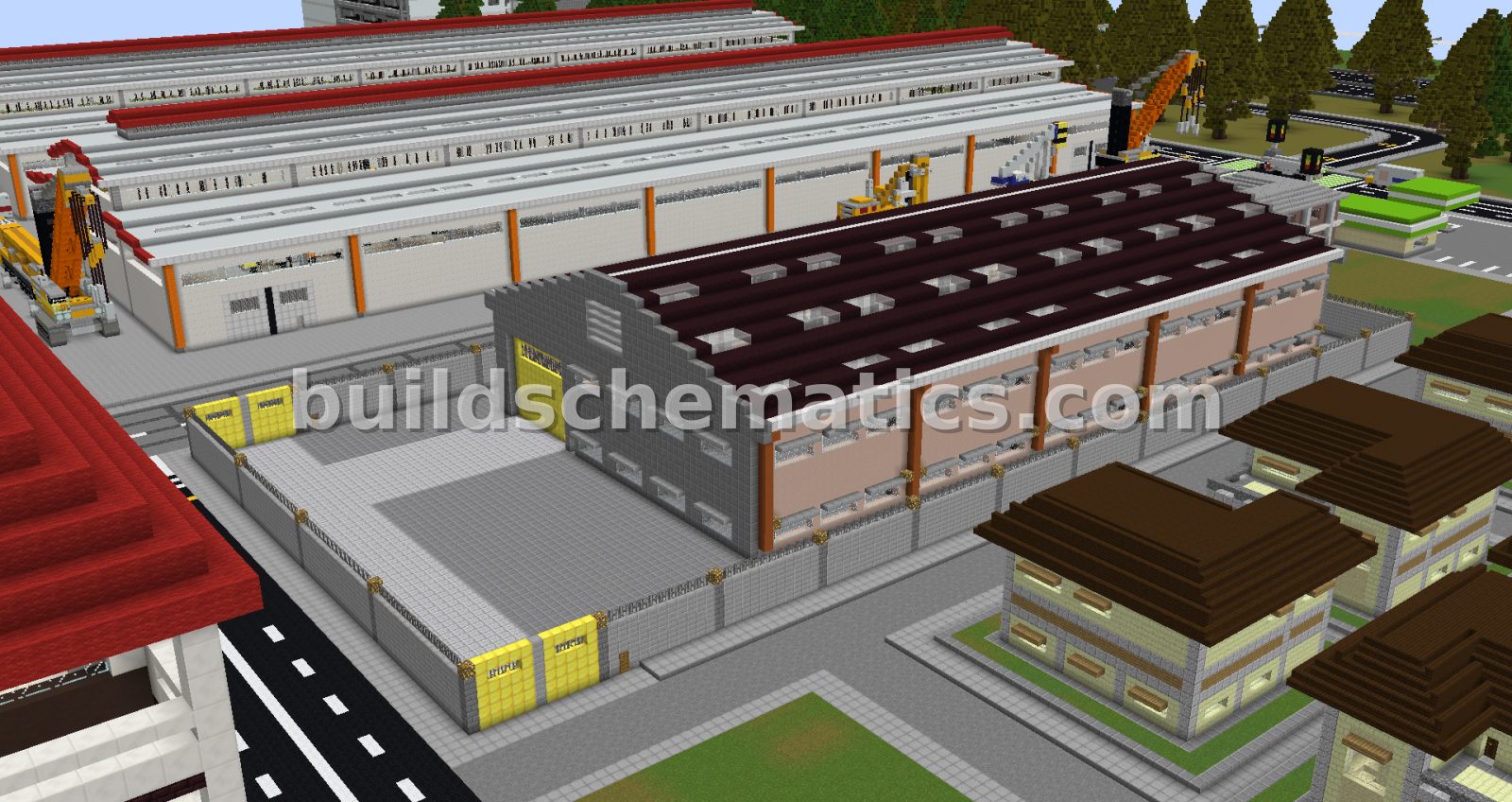 Urban Warehouse Storage Building