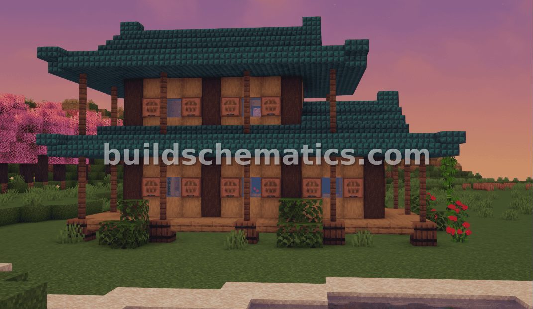 Japanese Style House Structure — view 2