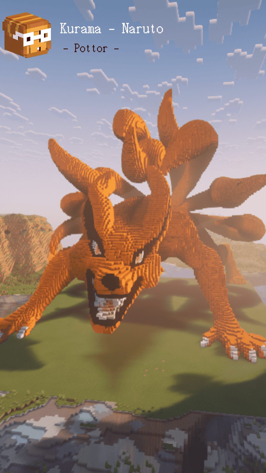 Naruto Kurama Statue