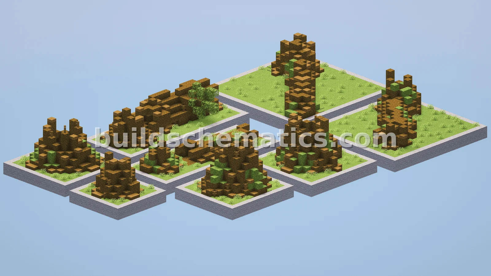 Custom Jungle Fallen Trees Structure — view 2