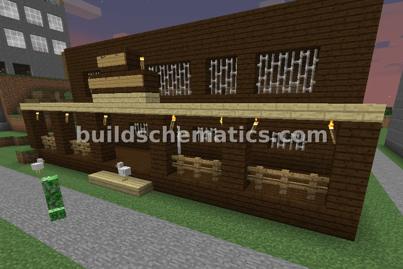 Small Western Jailhouse with Button Doors
