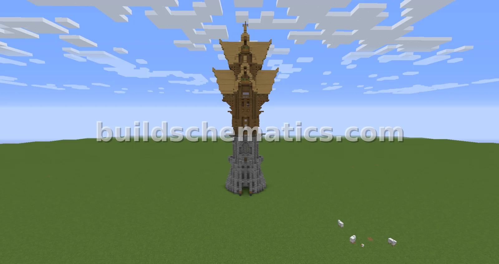 Fantasy Wizard Tower Structure — view 2