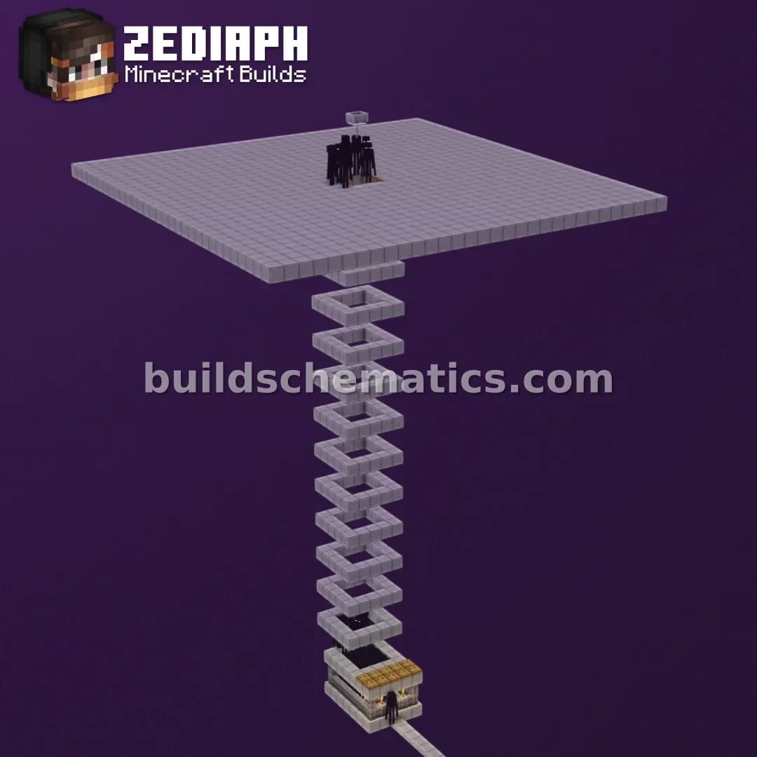 Zediaph's Enderman Farm Schematic