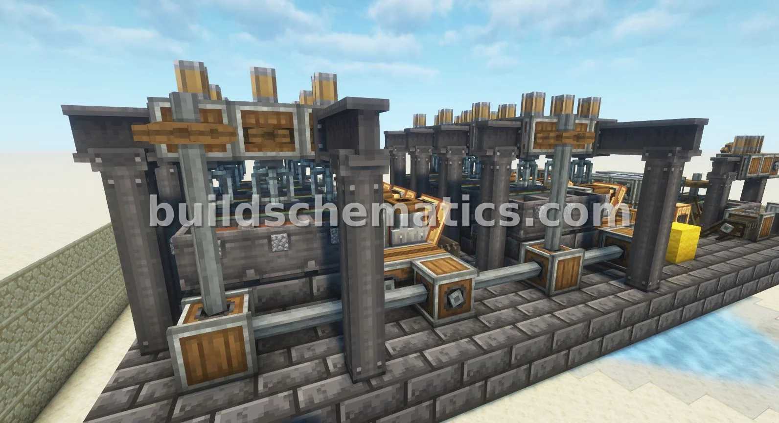 Easy Iron Farm with Stone Generators — view 4