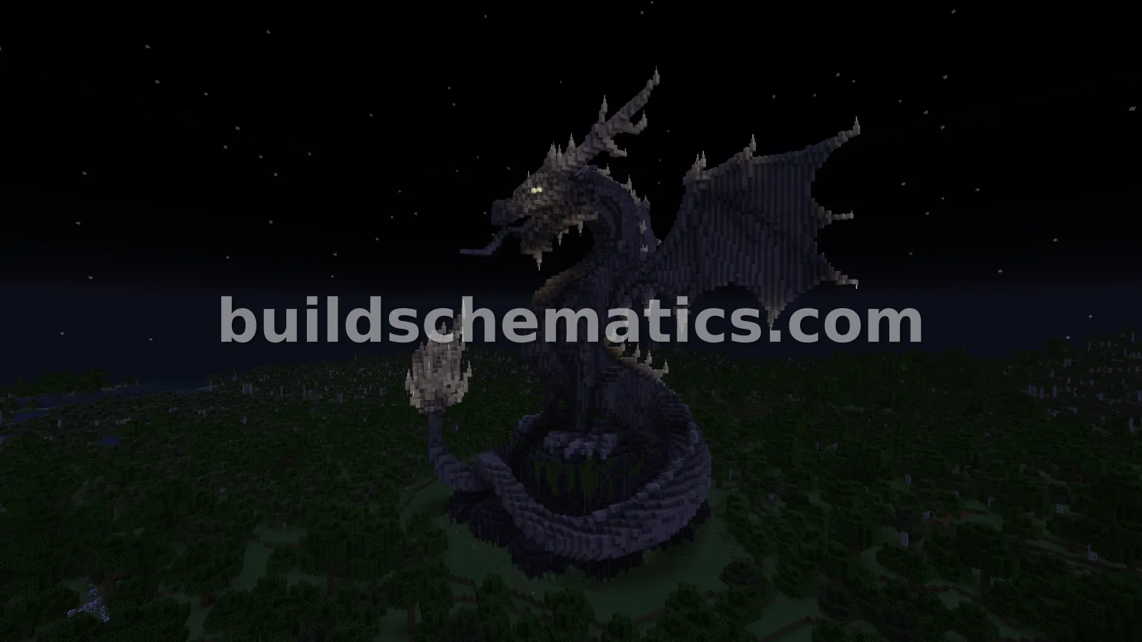 Gray Dragon Statue — view 5