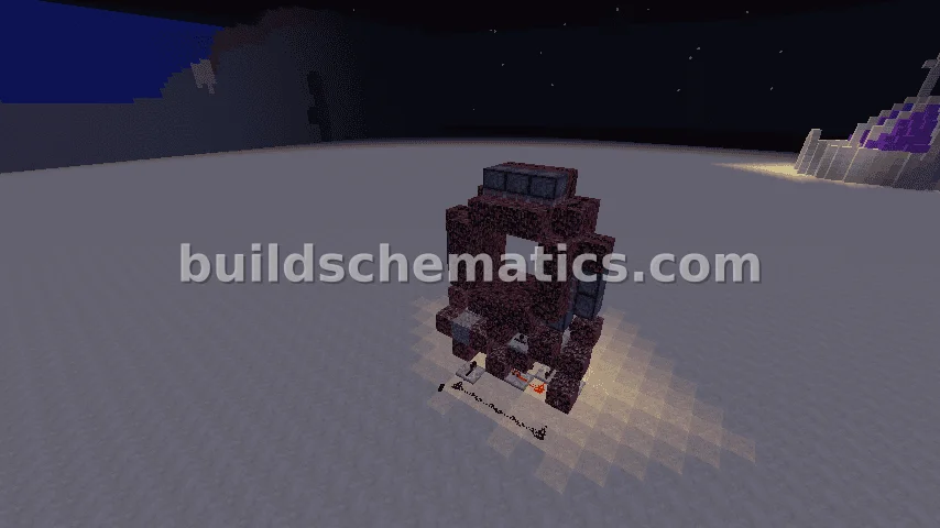 Compact 3x3 Redstone Piston Door — view 2