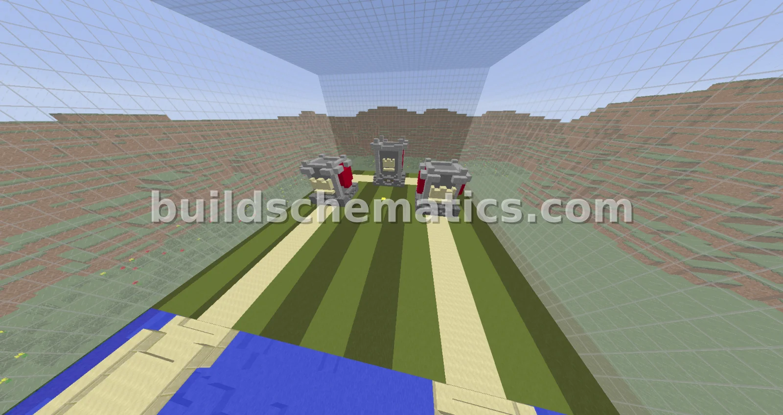 Clash Royale 1v1 Arena Map — view 2