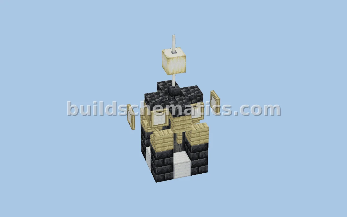 Minecraft Tower Build Schematic