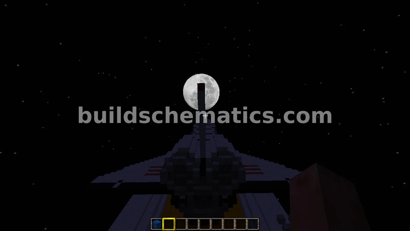 Futuristic Space Shuttle Vehicle — view 3
