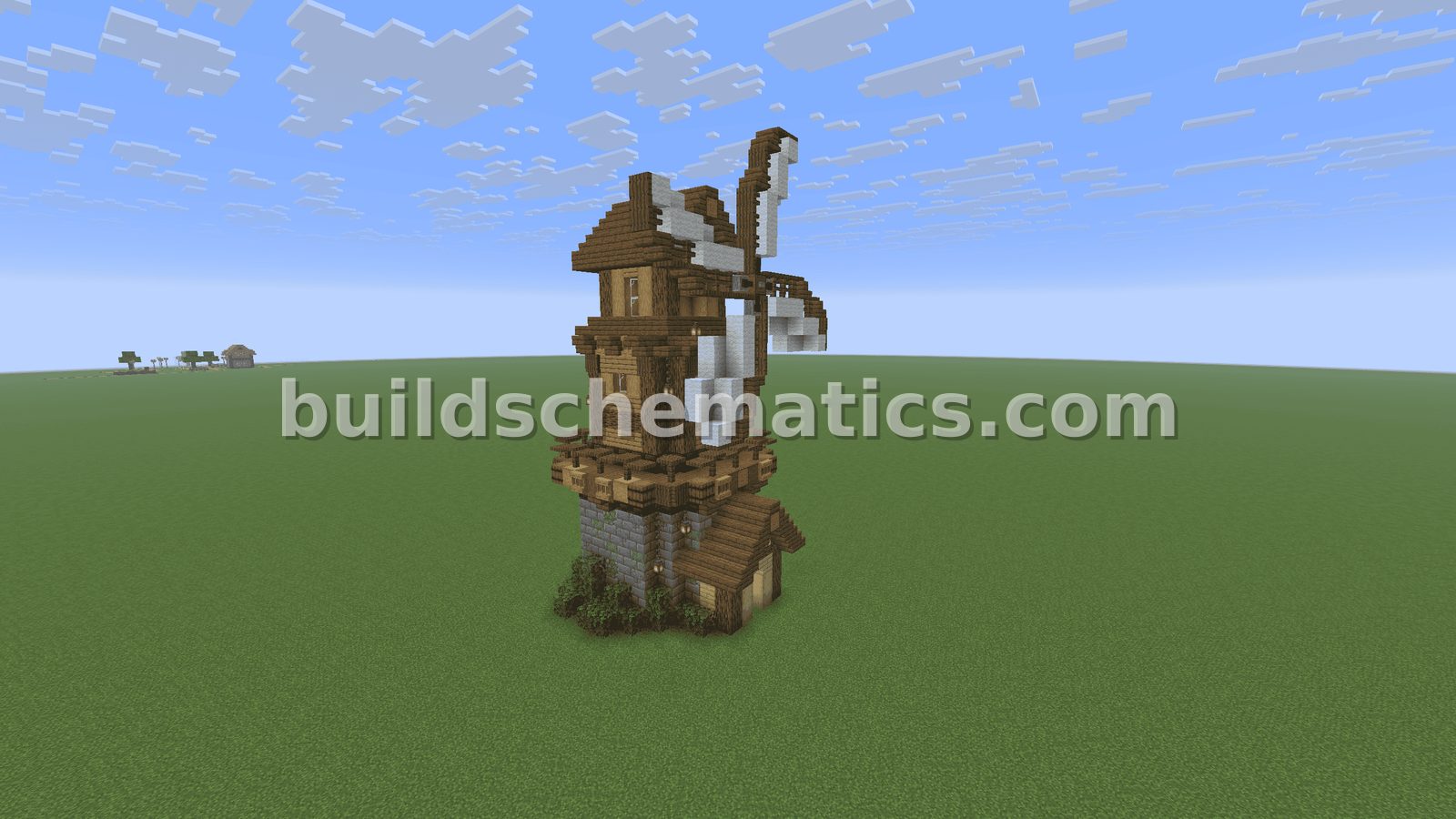 Rustic Medieval Windmill Farm Structure — view 4