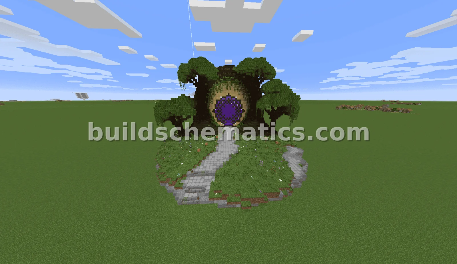 Nether Portal Forest Decor
