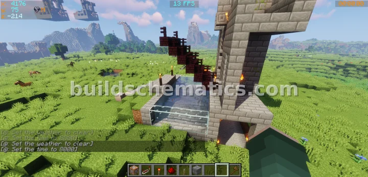 Smooth Redstone Drawbridge — view 4