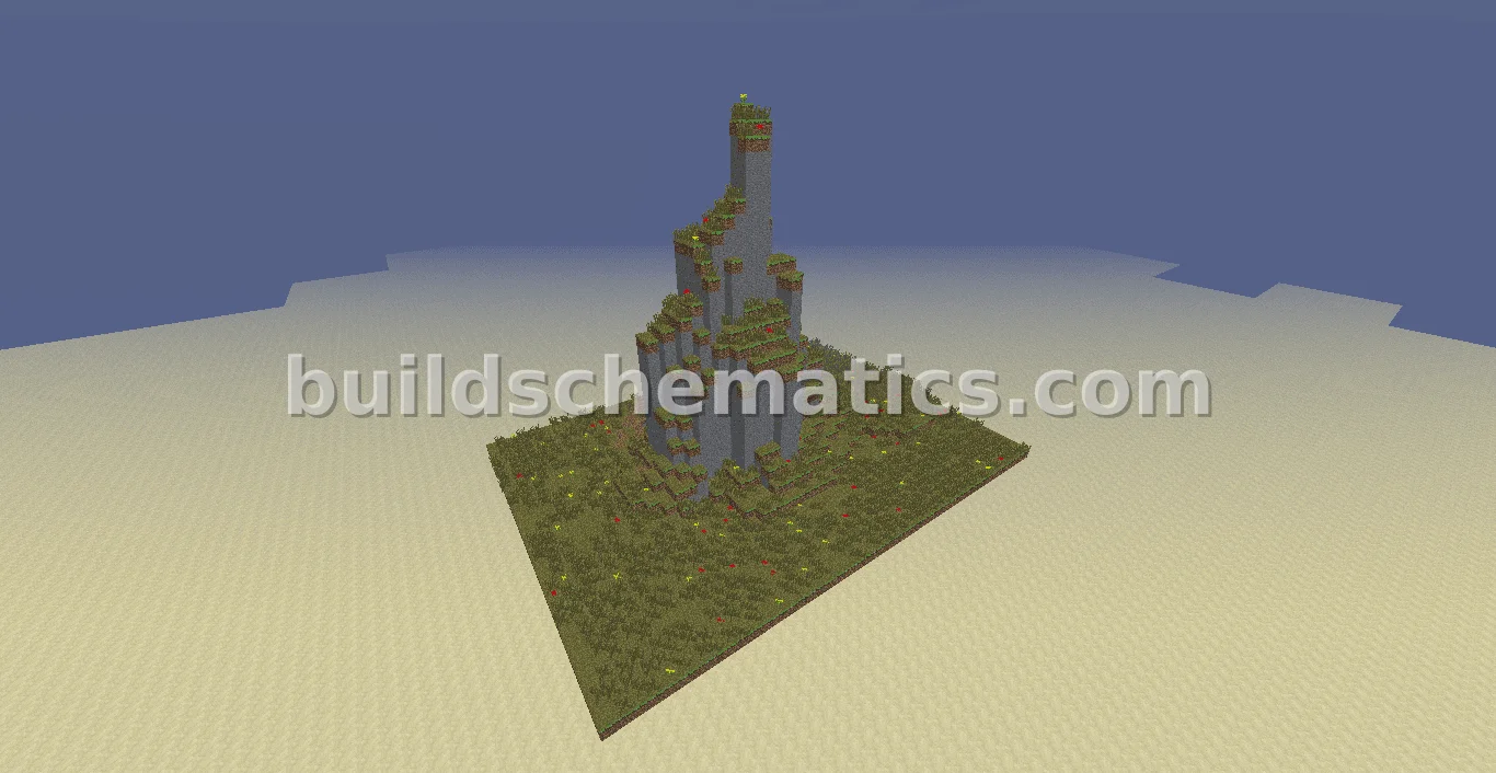 Miniature Mountain Garden with Waterfall — view 3