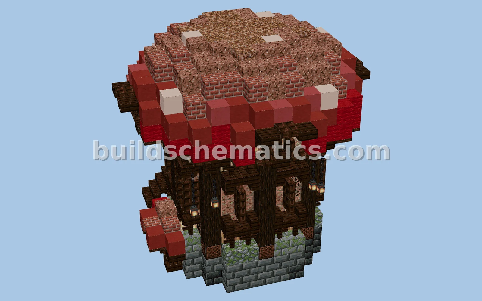 Rustic Mushroom Tower