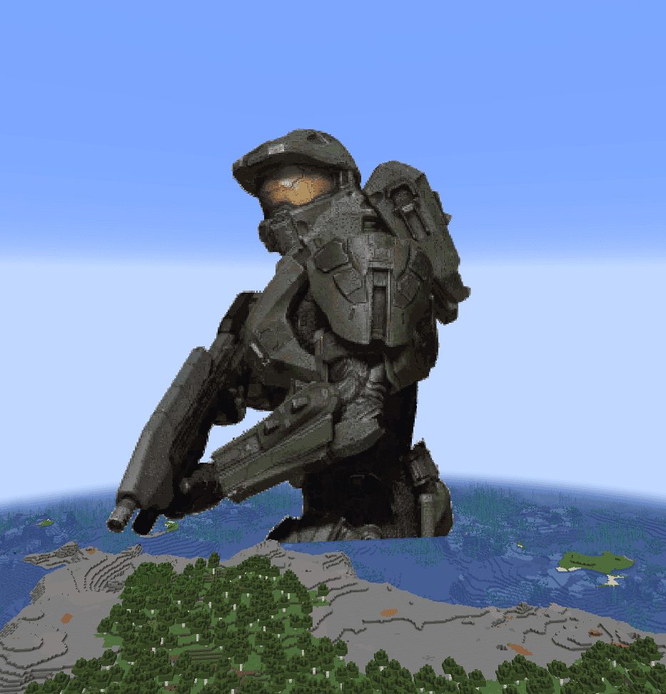 Halo Character Pixel Art