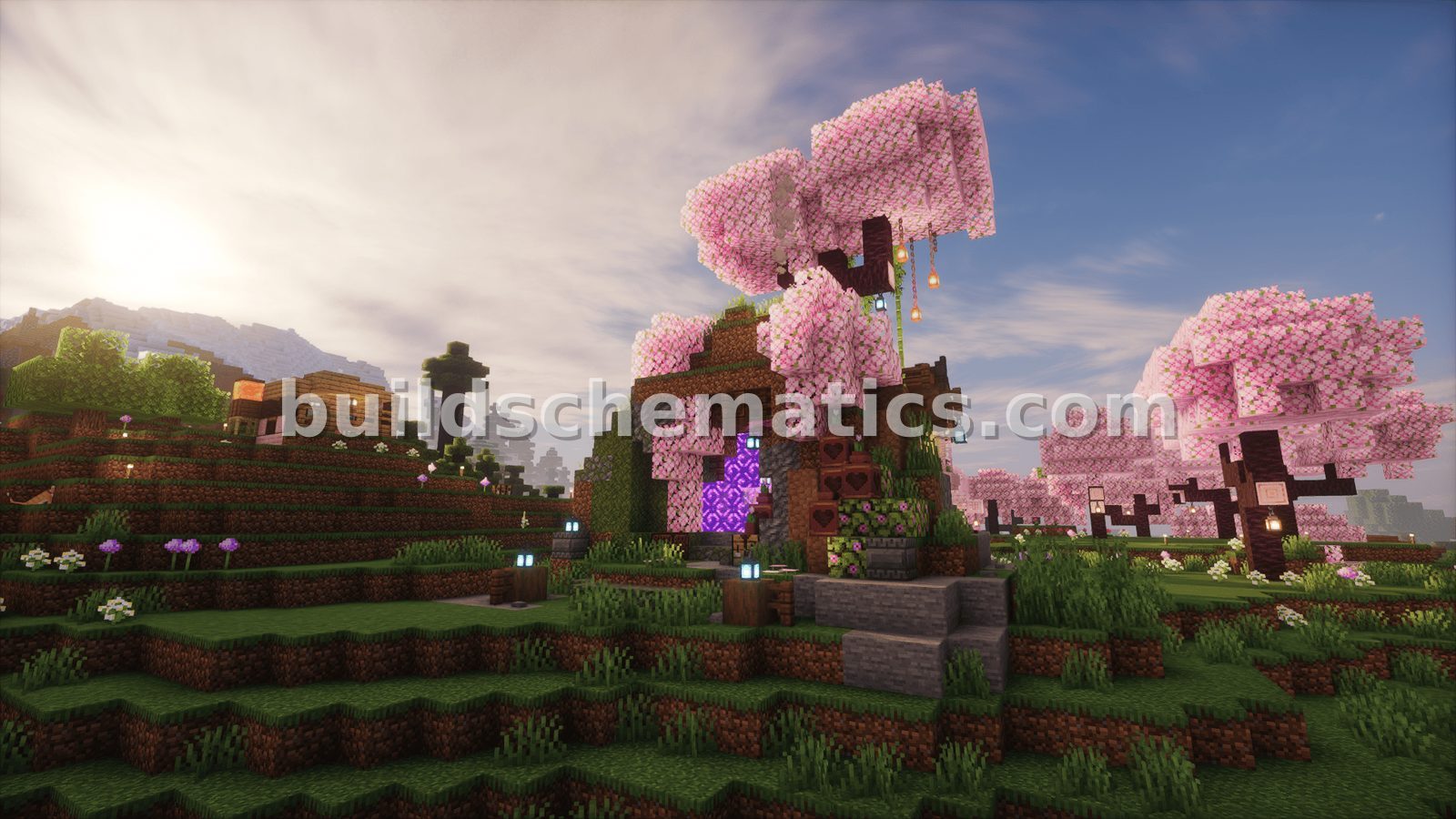 Cherry Blossom Nether Portal — view 4