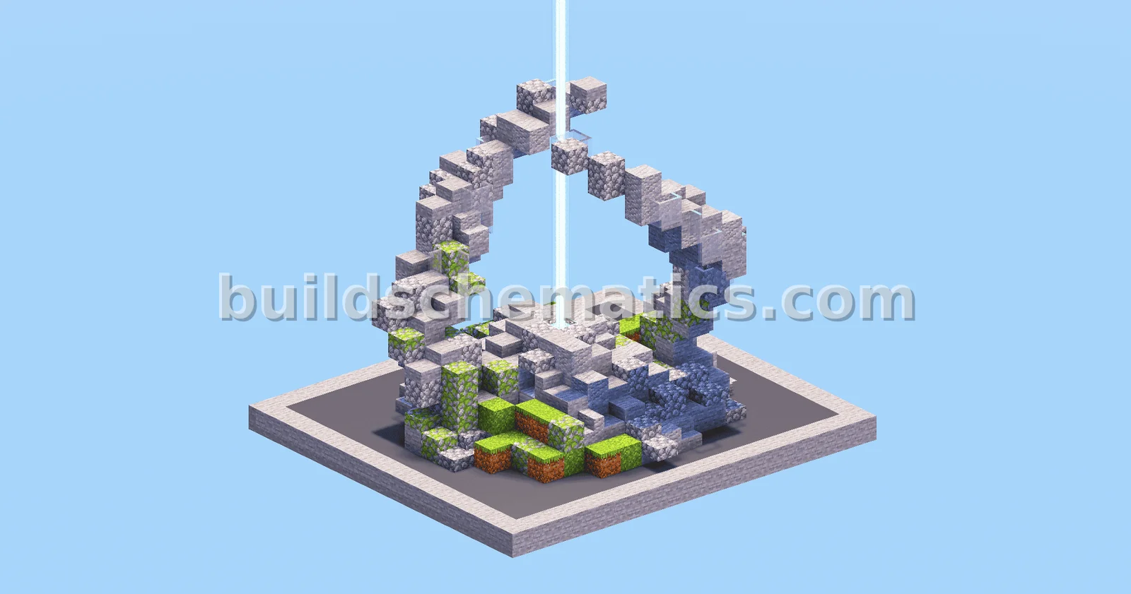 Ancient Temple Beacon Structure