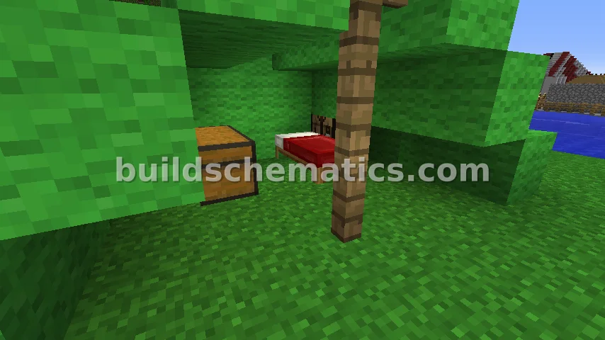 Small Minecraft Campsite Tent — view 3