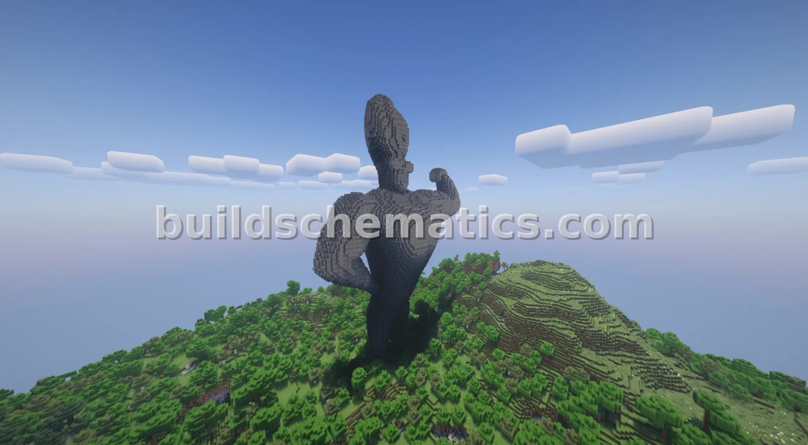 Jony Statue Minecraft Build — view 4