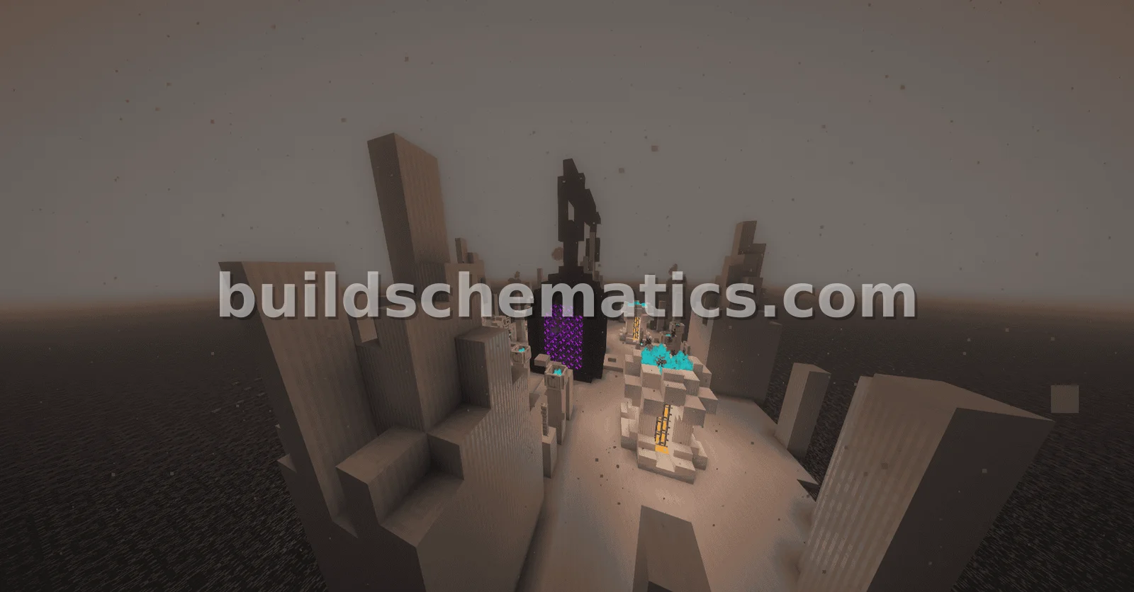 Small Lantern Nether Hub — view 3