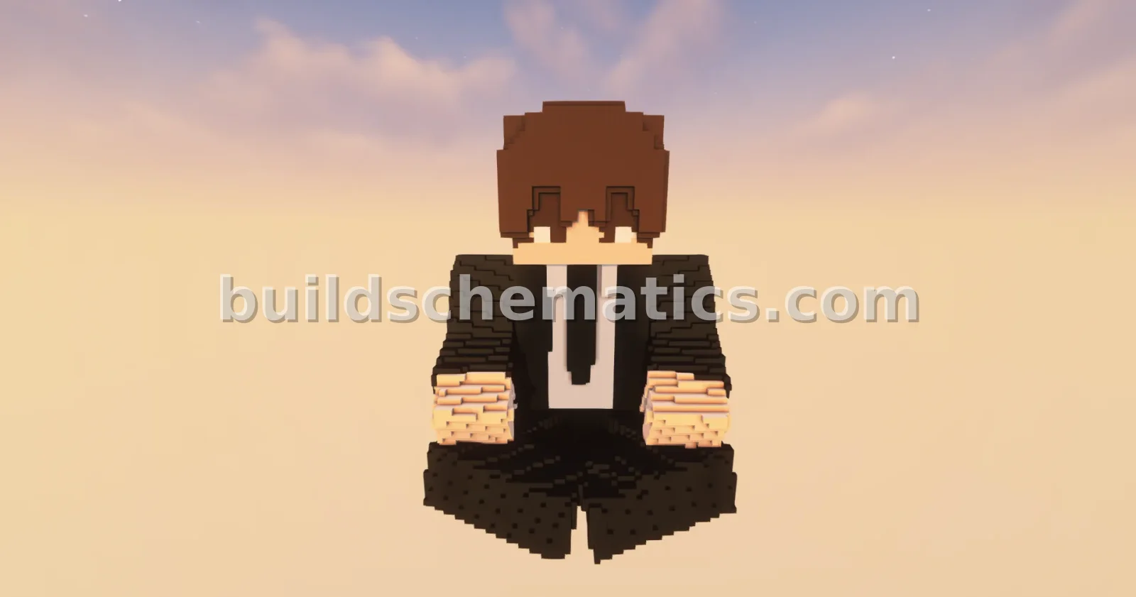 3D eo_patrick Statue Minecraft Build