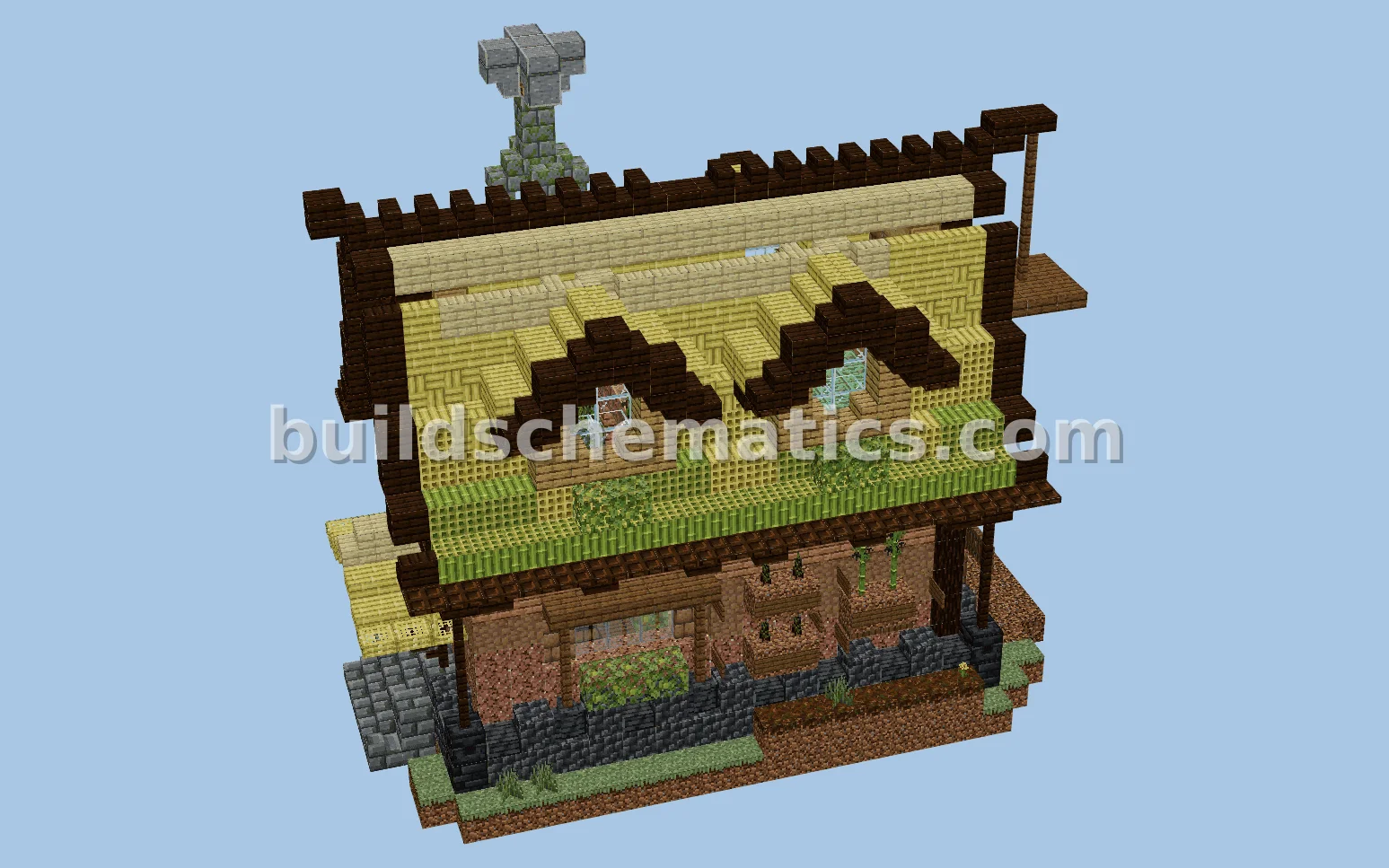 Rustic Bamboo Abode House With Interior