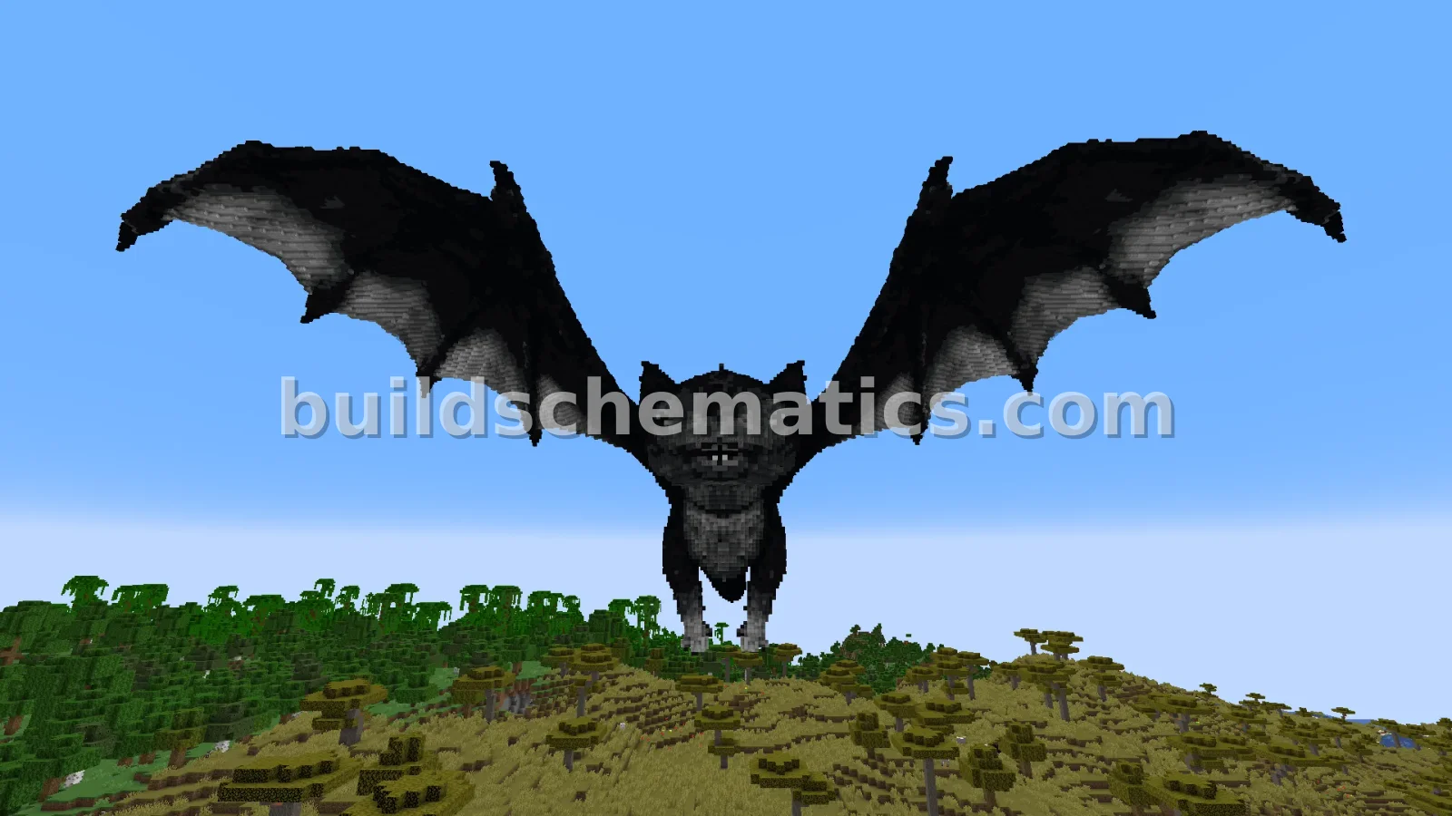 Large Bat Dragon Statue — view 3