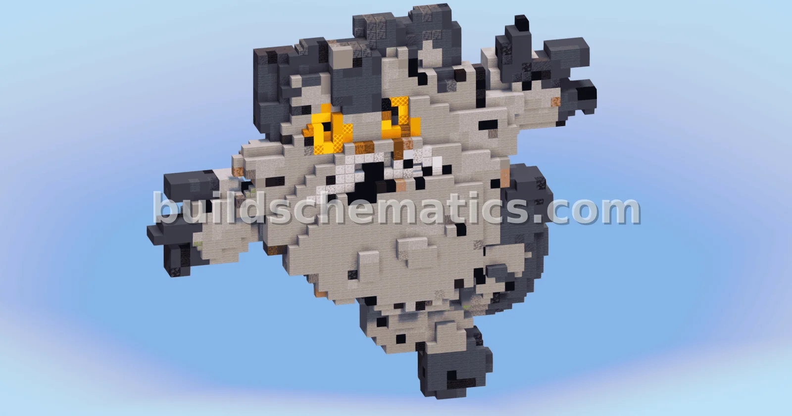Galarian Meowth Pokemon Statue