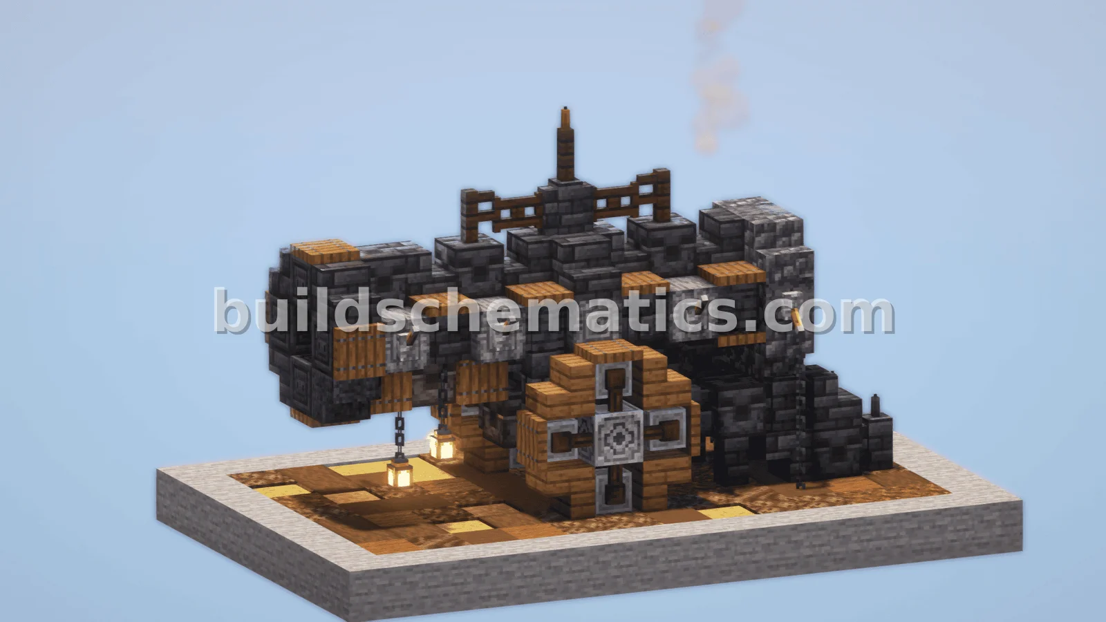 Steampunk Cannon Structure