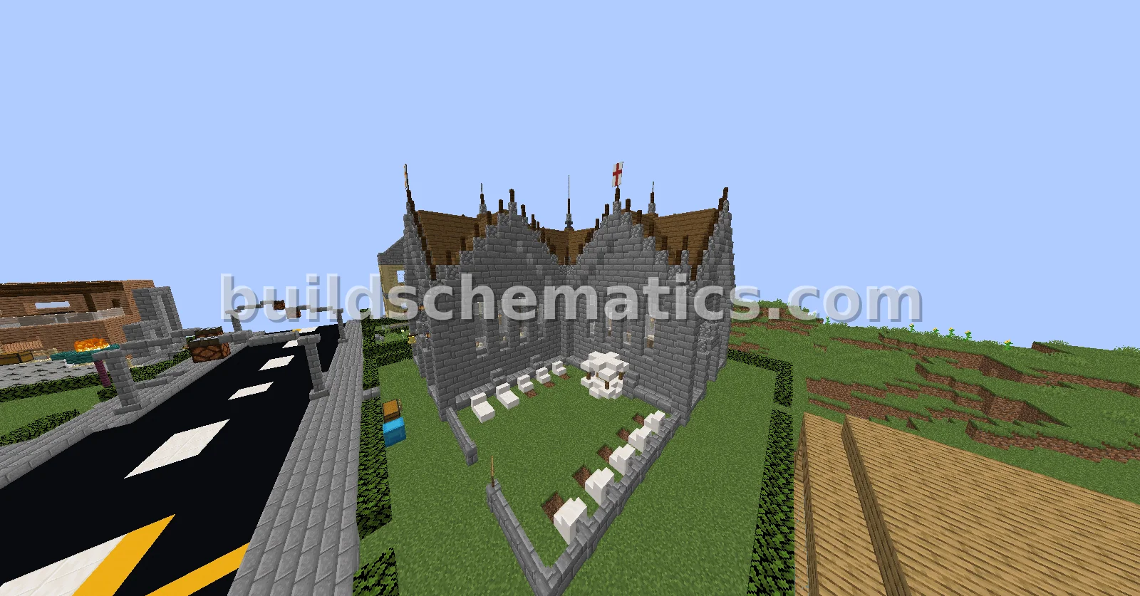 Medieval Church Build — view 2