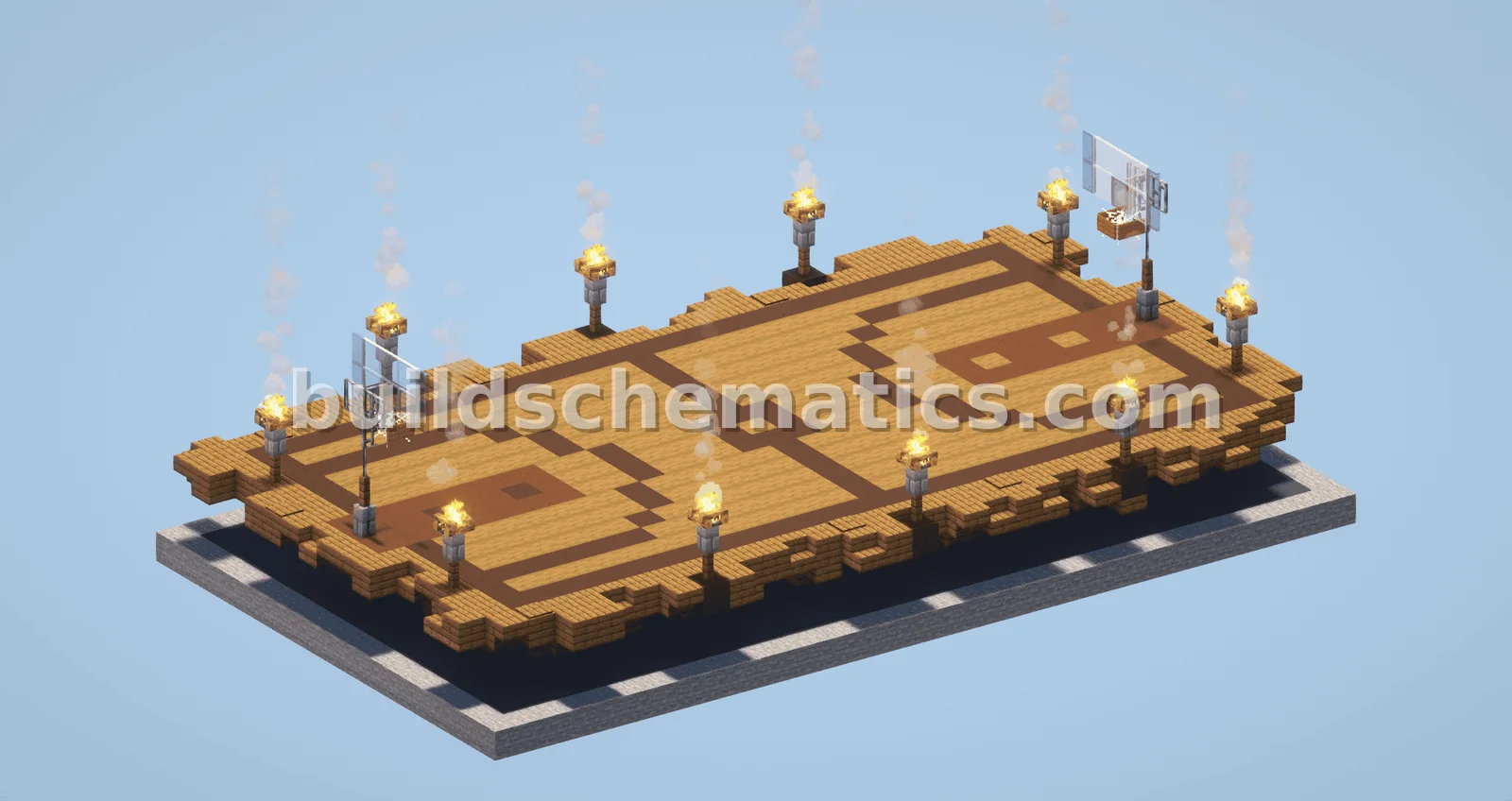 Sports Basketball Court