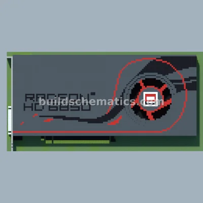 AMD Radeon HD 6850 Pixel Art — view 2