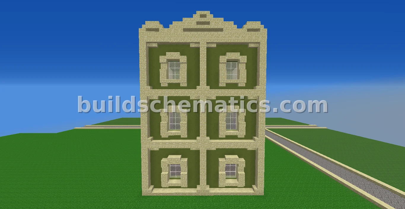 Tall Green House for Old City — view 3