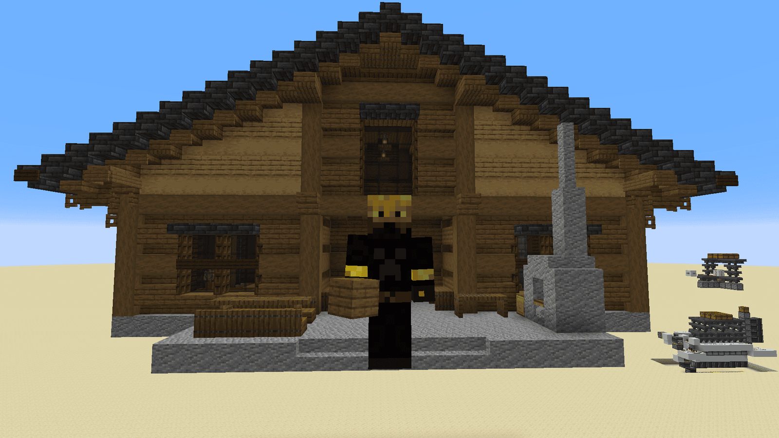 Golden Carrot Farm With Villagers