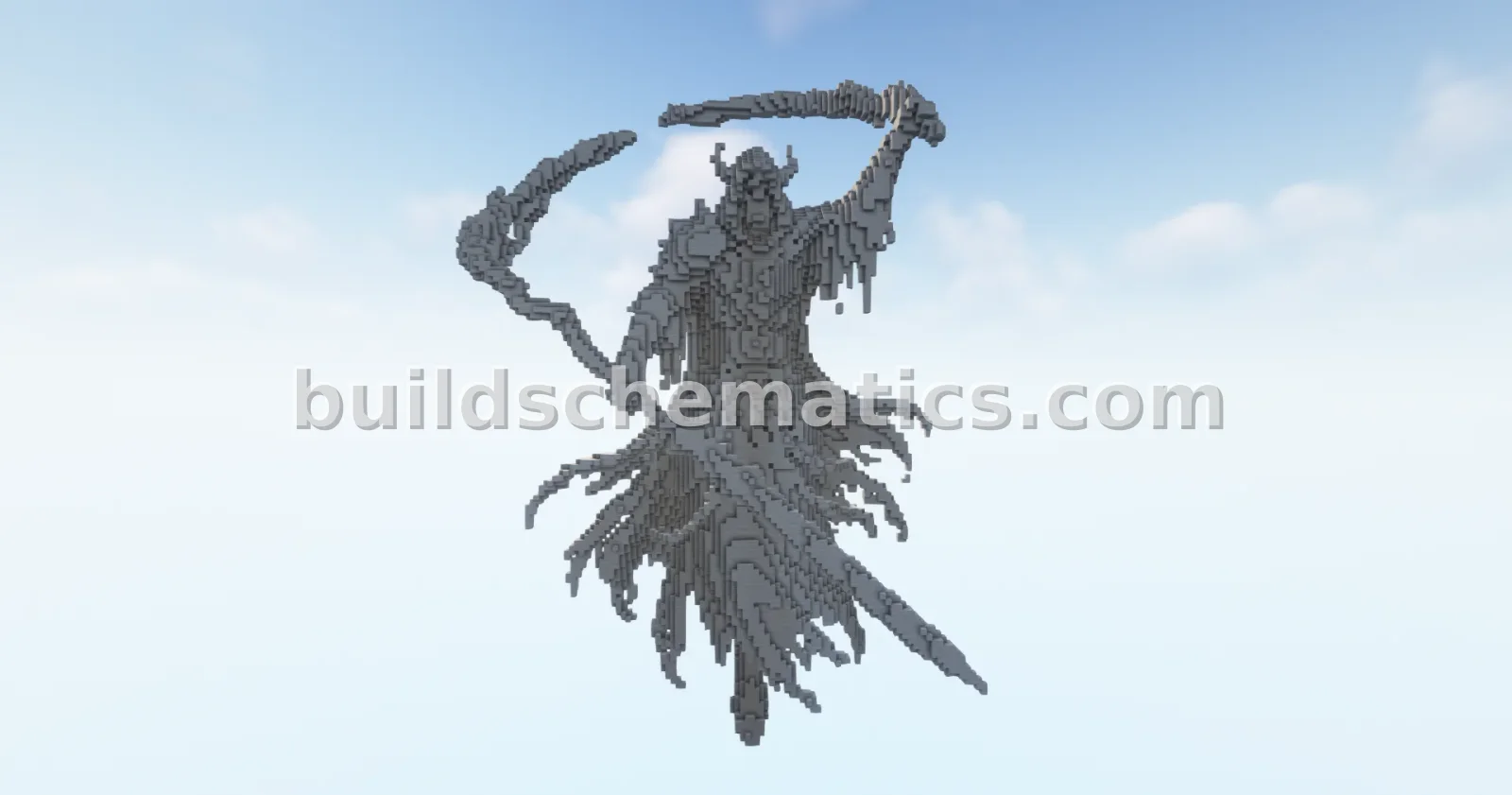 Reaper 25 Statue Minecraft Build