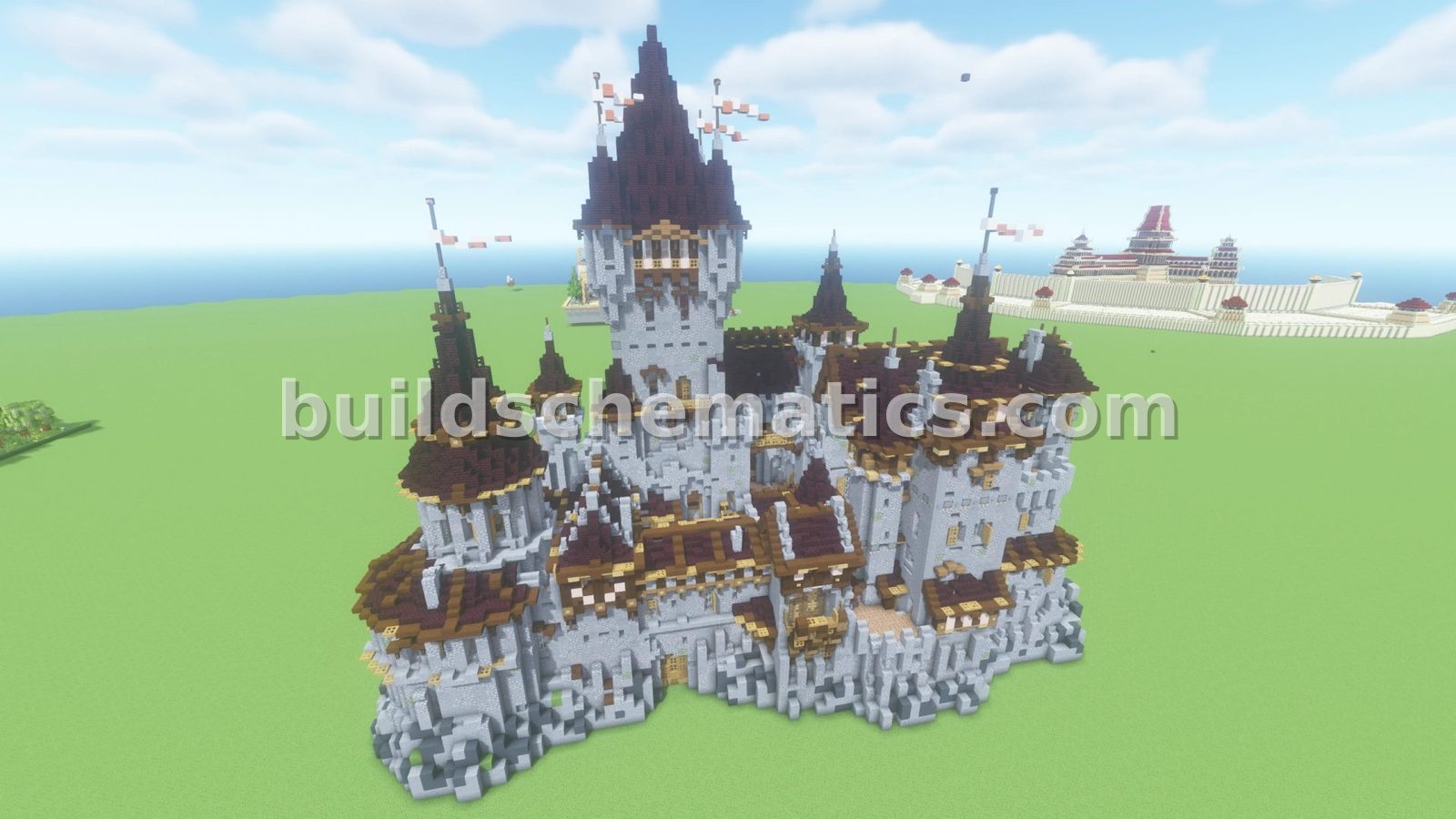 Grand Fortified Medieval Stone Castle