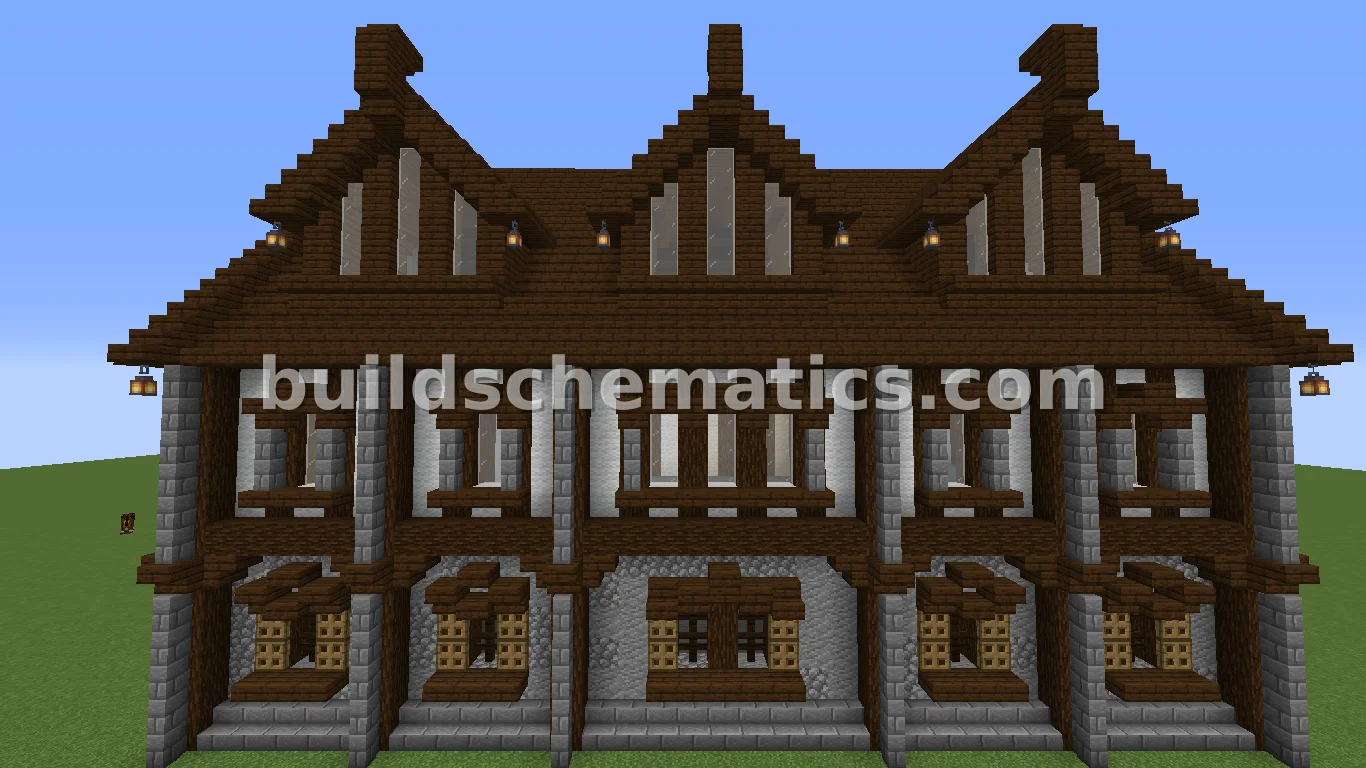 Medieval Town Building 18 Structure — view 2
