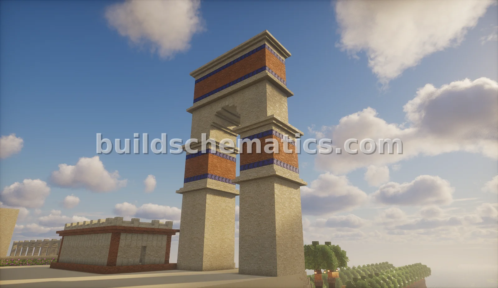 Desert Sandstone Entrance Structure — view 2
