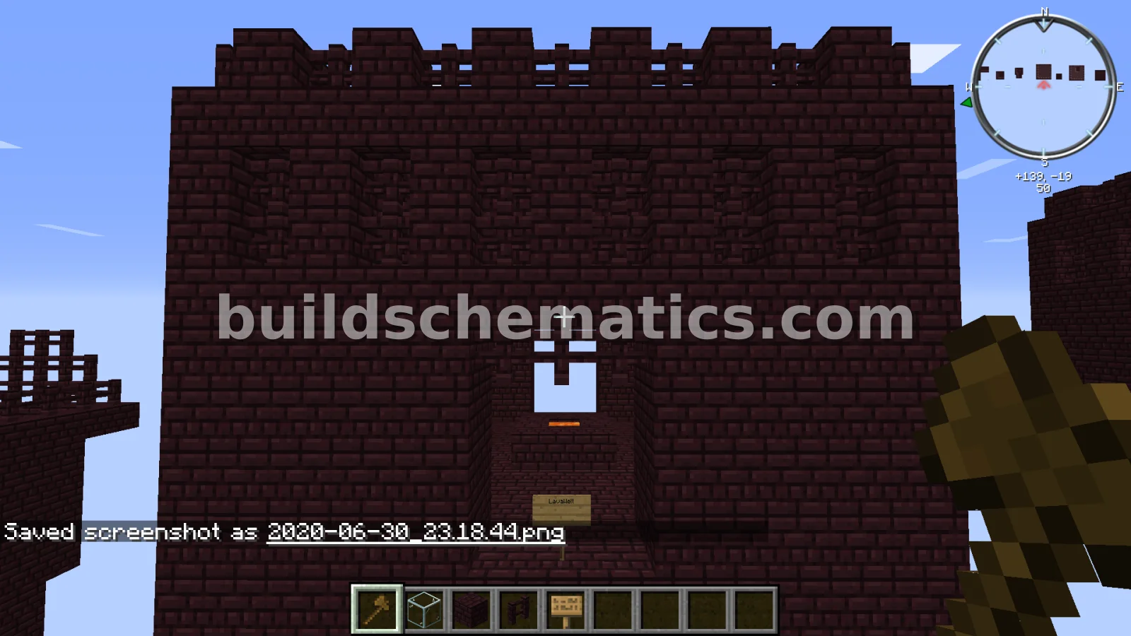Nether Fortress Lava Well Room Structure