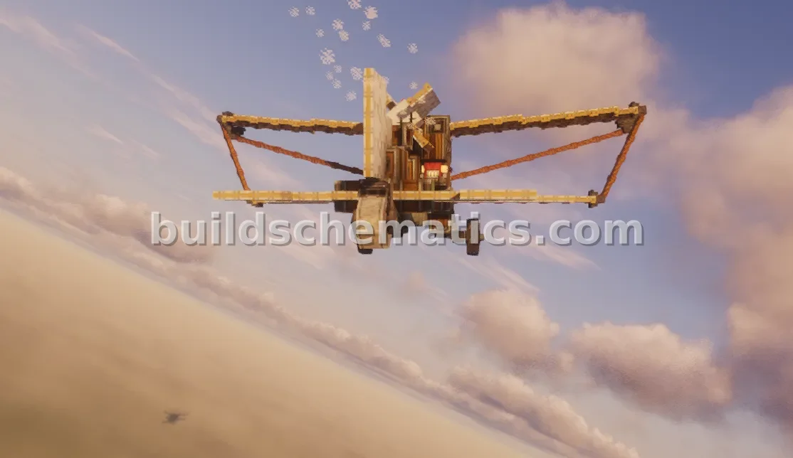 Biplane Aircraft For Survival Worlds — view 2