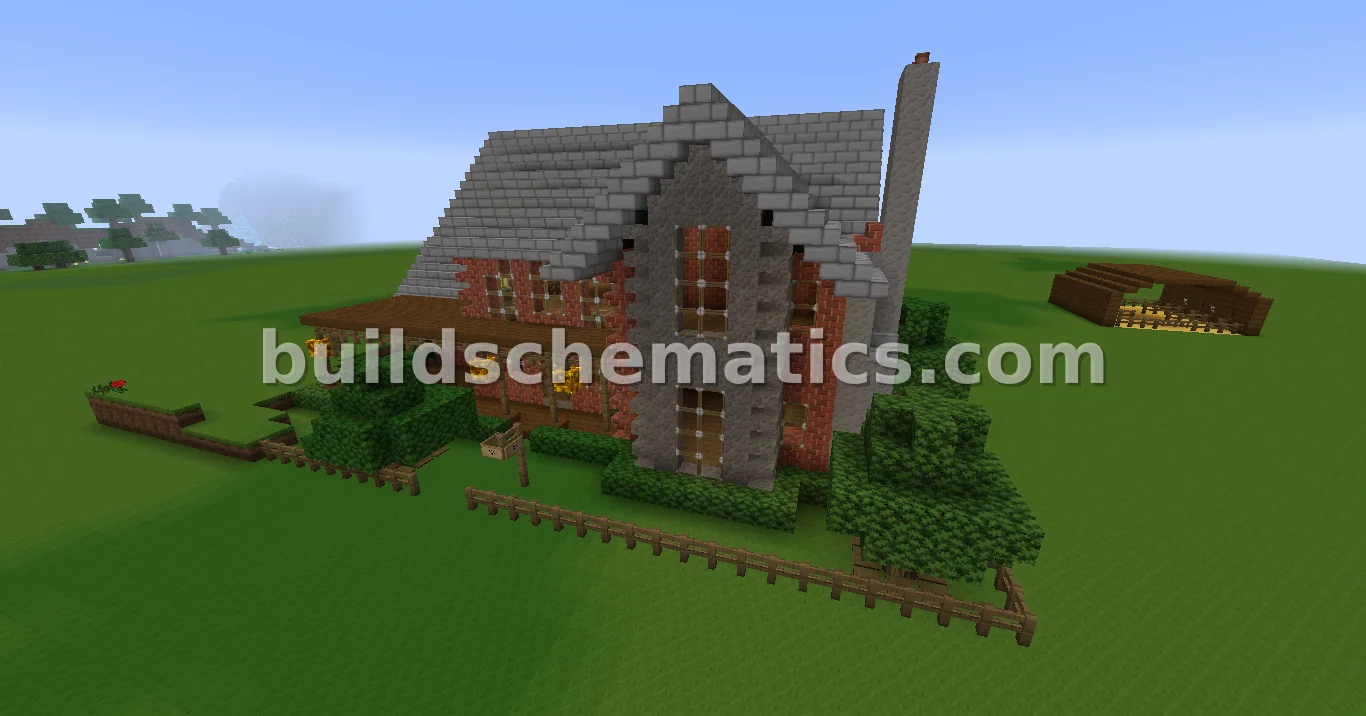 Suburban Brick House with Patio — view 3