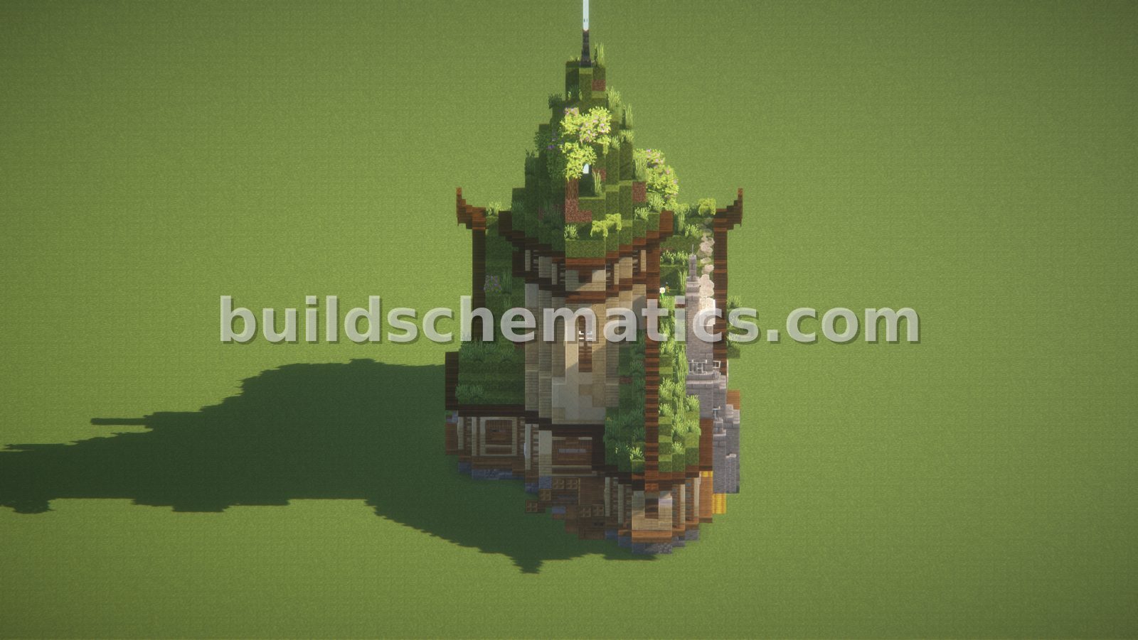 Medieval Moss Farm Structure — view 5