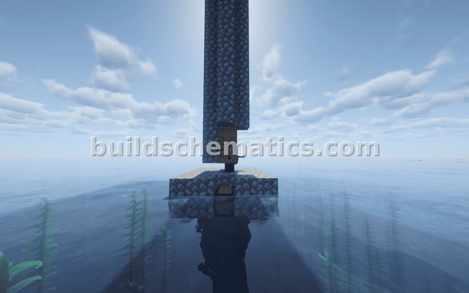 Efficient 10×10 Minecraft Raid Farm Schematic — view 4